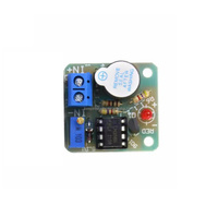 Carte de circuit imprimé d'avertissement de batterie 9V 12V module d'alarme sonore et lumineuse buzzer de protection basse tension/sous-tension