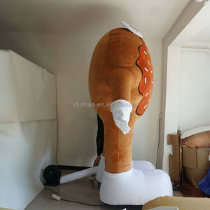 Efun MOQ 1 buah kostum masker donat tiup kustom profesional kostum permen lucu ukuran dewasa untuk promosi Halloween - Product Image 4