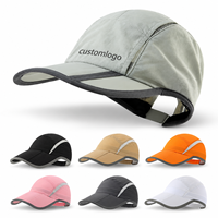 Gorra Deportiva de Verano para Exteriores, de Malla Transpirable, Ligera, de Secado Rápido, con Protección Solar Ajustable, con Logotipo Personalizado OEM