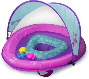 ห่วงยางว่ายน้ำเด็กแบบปรับได้พร้อมหลังคาบังแดดสำหรับเด็กอายุ 6-24 เดือน - Product Image 1