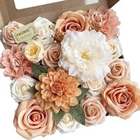 Großhandel Handgefertigte Weihnachts-, Valentinstags-, Muttertags-Realistische Seidenrosen-Geschenkbox Hochwertige DIY-Heimdekoration Blume