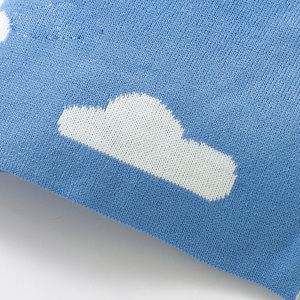 Couverture pour bébé <span class=keywords><strong>en</strong></span> bambou, motif cœur adorable, tricot jacquard, 70*90cm - Product Image 3