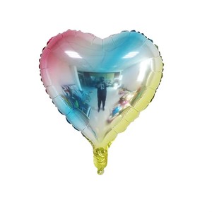 Palloncino in Foil Personalizzabile per Decorazioni Matrimoniali, <span class=keywords><strong>18</strong></span> Pollici, a Forma di Cuore, in Alluminio, Colore Puro, per Feste di Compleanno - Product Image 5