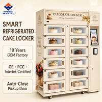 Vitrina Refrigerada Winnsen para Pasteles Frescos con Puerta de Vidrio para Panadería 24H