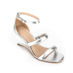 2024 Heel Custom Strange Wedge High Heels Women Sandals Open Toe Ankle Strap <strong>Plum</strong> Ladies Sandals <strong>Shoes</strong> Silver Party <strong>Shoes</strong> - Product Image 6