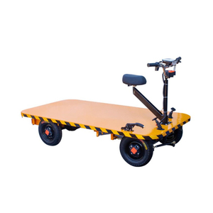 <b>Battery</b> Operated Electric <b>Flat</b> Cart With Steering Wheel - Product Image 1