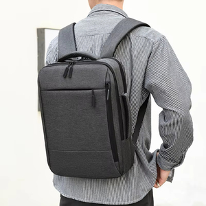 Sac à dos pour ordinateur portable unisexe, imperméable, antivol, géométrique, avec logo personnalisé, avec port USB, pour l'université, les voyages, l'école, 20-39L, vente en gros - Product Image 5
