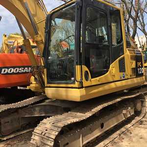 รถขุดไฮดรอลิก Komatsu PC120-7 ขนาด 12 ตัน พร้อมมอเตอร์และปั๊ม สภาพดี มีสินค้าพร้อมขาย - Product Image 3