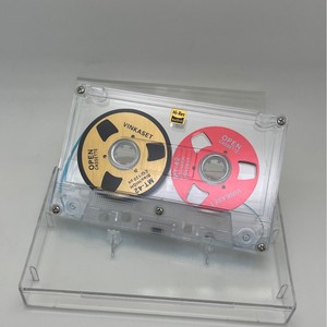 Cinta de casete transparente de bobina abierta con núcleo metálico, 50 minutos, Tipo I, para grabación, regalos DIY, recuerdos de boda - Product Image 3
