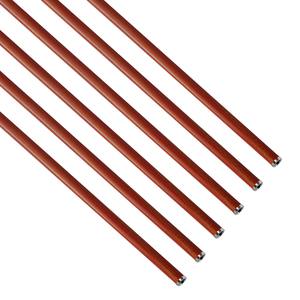 Mũi tên sợi carbon nguyên chất độ chính xác cao, đường kính 3.2mm, 4.2mm, 6.2mm, có vân gỗ và lông gà tây, dùng cho cung. - Product Image 3