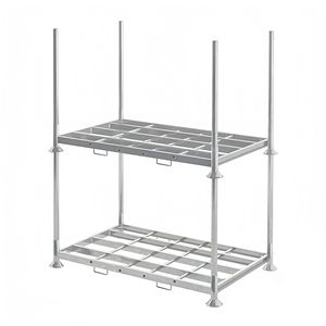 Galvanizli kaplama ile çelik boru palet endüstriyel dereceli istiflenebilir Metal paletler sonrası palet - Product Image 2