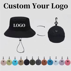 Sombrero de Pescador con Logotipo Personalizado, Protección Solar, Impermeable, Anti-UV, para Verano, Camping, Senderismo, Montañismo, con Bolsa - Product Image 2
