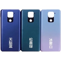 Coque arrière Redmi pour Xiaomi Note 9 et Redmi 10X 4G, pièce de rechange noire