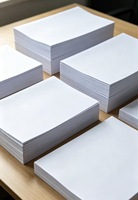 Papel Térmico A4 de Consumo Rápido, 4 Rollos 8.3x11.7 para Impresoras A285M PD-A4 M08F N80 M834