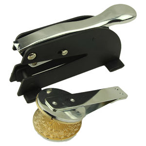 Sceau <span class=keywords><strong>en</strong></span> laiton personnalisé pour le bureau – Kit de personnalisation pour cartes de visite et papier timbré - Product Image 6