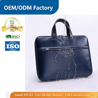 Sac de transport léger et imperméable en PU de 15 pouces, grande capacité, avec logo personnalisé, idéal pour ordinateur portable, école et bureau – Vente chaude