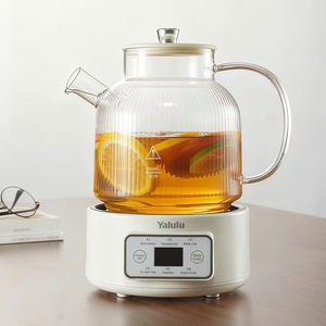 Bouilloire à thé en verre 1L 110V pour l'exportation (US/Canada) – 650W, 6 modes prédéfinis, minuterie 24H, maintien au chaud 4H - Product Image 3