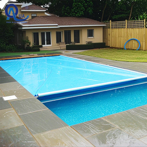 ผ้าคลุมสระว่ายน้ำแบบแข็งคุณภาพสูง Water Crown ผลิตจาก PVC ป้องกันการลื่น กันน้ำ แบบพับเก็บได้ สำหรับสระว่ายน้ำกลางแจ้ง - Product Image 6