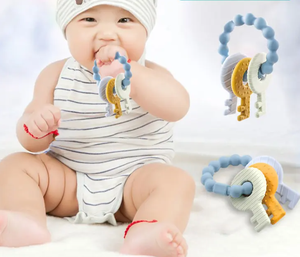 Perles en <span class=keywords><strong>silicone</strong></span> à bord lisse et souple Jouets <span class=keywords><strong>de</strong></span> <span class=keywords><strong>dentition</strong></span> pour bébés <span class=keywords><strong>Anneau</strong></span> <span class=keywords><strong>de</strong></span> <span class=keywords><strong>dentition</strong></span> pour bébés Conception <span class=keywords><strong>de</strong></span> jouets personnalisés en <span class=keywords><strong>silicone</strong></span> souple - Product Image 6