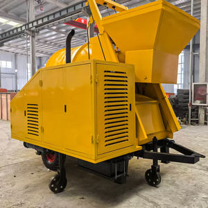 ポンプ付きDieseコンクリートミキサー30m 3/h 40m 3/h 50m 3/hコンクリートミキサー通過ポンプ付きトレーラーセメントミキサー - Product Image 5