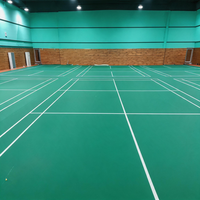 Sol de terrain de sport intérieur en vinyle PVC Long Jiao, surface rugueuse amovible, épaisseur 5 mm, écologique, absorption des chocs
