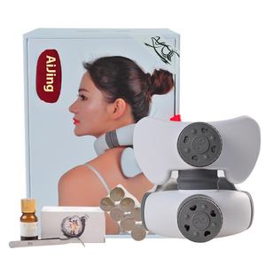 Çift kafalı yakı boyun masaj ev kullanımı servikal omurga için güzellik salonu cihazı masaj isı tedavisi çin tıbbı - Product Image 6