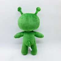 Peluches Alien Vertes Kawaii AFTONSPARV 15/34CM, Jouets en Peluche Mignons et Doux, Poupées de Dessins Animés Anime Unisexe 14+ pour Anniversaire d'Enfant Noël