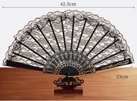 Éventails pliants en dentelle pour femmes, vente en gros, éventails personnalisés de style ancien pour la décoration de mariage, décoration de la maison, accessoires de danse