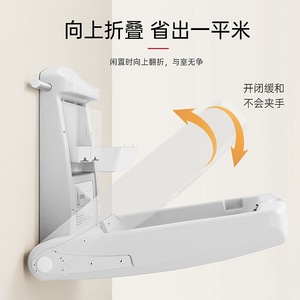 Interhasa Baby Changing Table Foldable Wall Mounted HDPE Material For Infant Care - Product Image 3