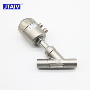 Válvula Neumática JTAIV de 2 Vías, Acero Inoxidable 304, Doble Acción, Rosca Hembra, Soldada, DN15, Ángulo Recto, Actuador Único - Product Image 4