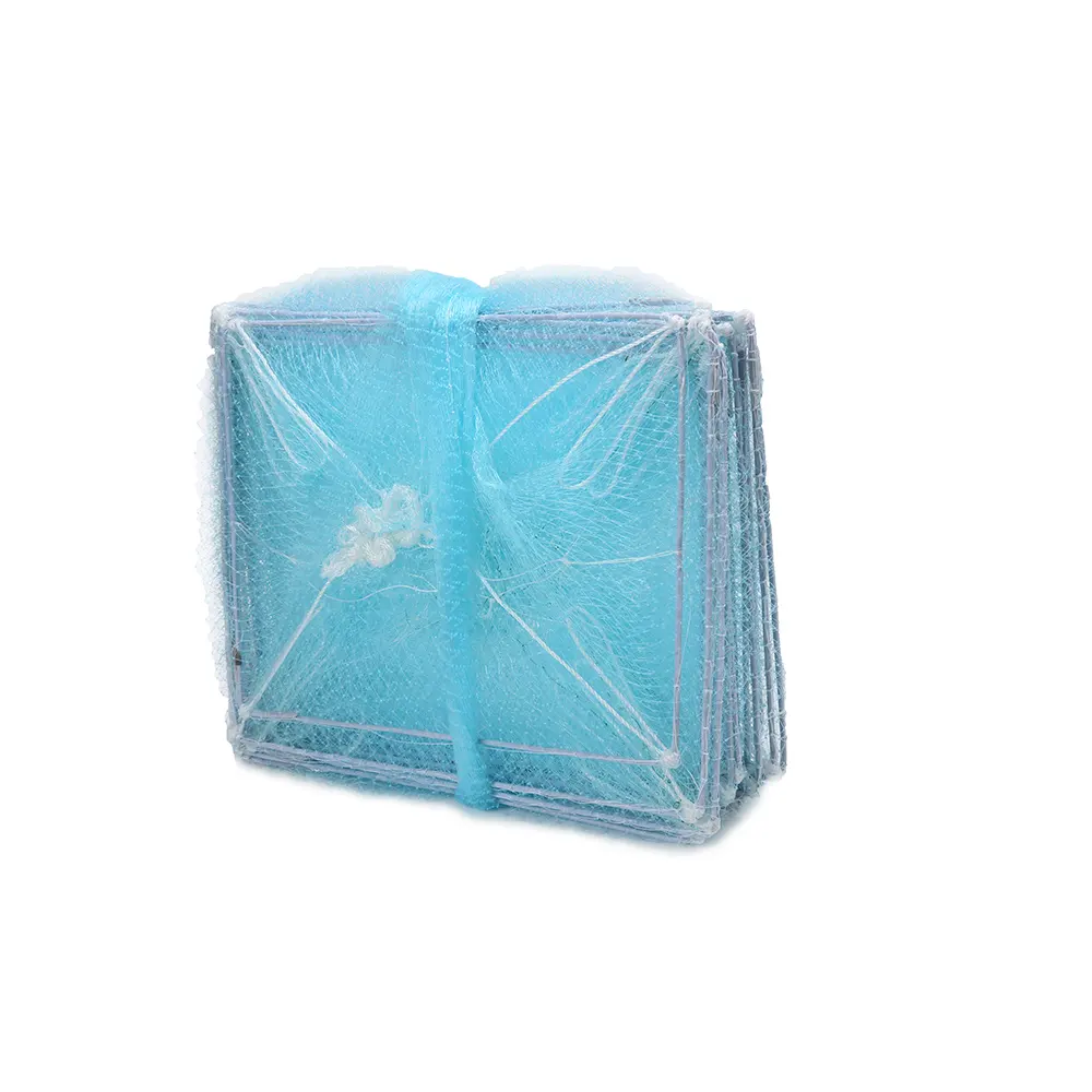 Good Quality Long Train Fishing Net Shrimps Crayfish Lobsters Crab Automatic Traps Fish Pot,crayfish Pot 40x50x19 Durable 3 Days