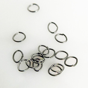Anillos de Unión Metálicos Ovalados para Joyería, Anillos Divididos para Fabricación de Joyería DIY, 36mm, Paquete a Granel - Product Image 2