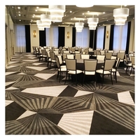 Tapis en laine chinois traditionnel personnalisé pour hôtels GuangZhou Nylon Salle de banquet Salle de bal Luxe Mur à mur Tapis turc