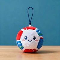Porte-clés en peluche mascotte de handball personnalisé, adorable pendentif en peluche en forme de handball pour les événements sportifs et les cadeaux de collection pour les fans