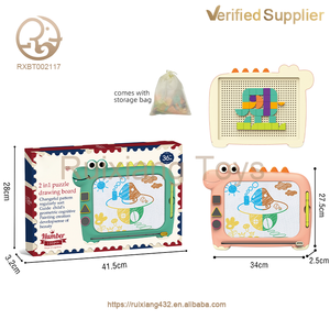 Fabrika verilen çok fonksiyonlu bilmecenin çizim kurulu çocuklar için oyun ve dinozor Graffiti çizim kutu içinde paketlenmiş - Product Image 5