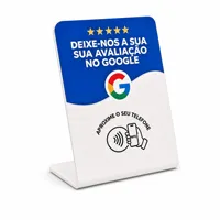 Tarjeta RFID NFC de 150*110*50mm para reseñas de Google, 13.56MHz, impermeable, programable, con chip URL Tap para Portugal