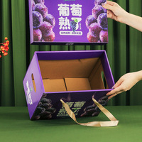 Boîte en carton ondulé recyclé de haute qualité, personnalisable, écologique, avec paillettes, robuste, en papier de raisin, réutilisable, vente en gros