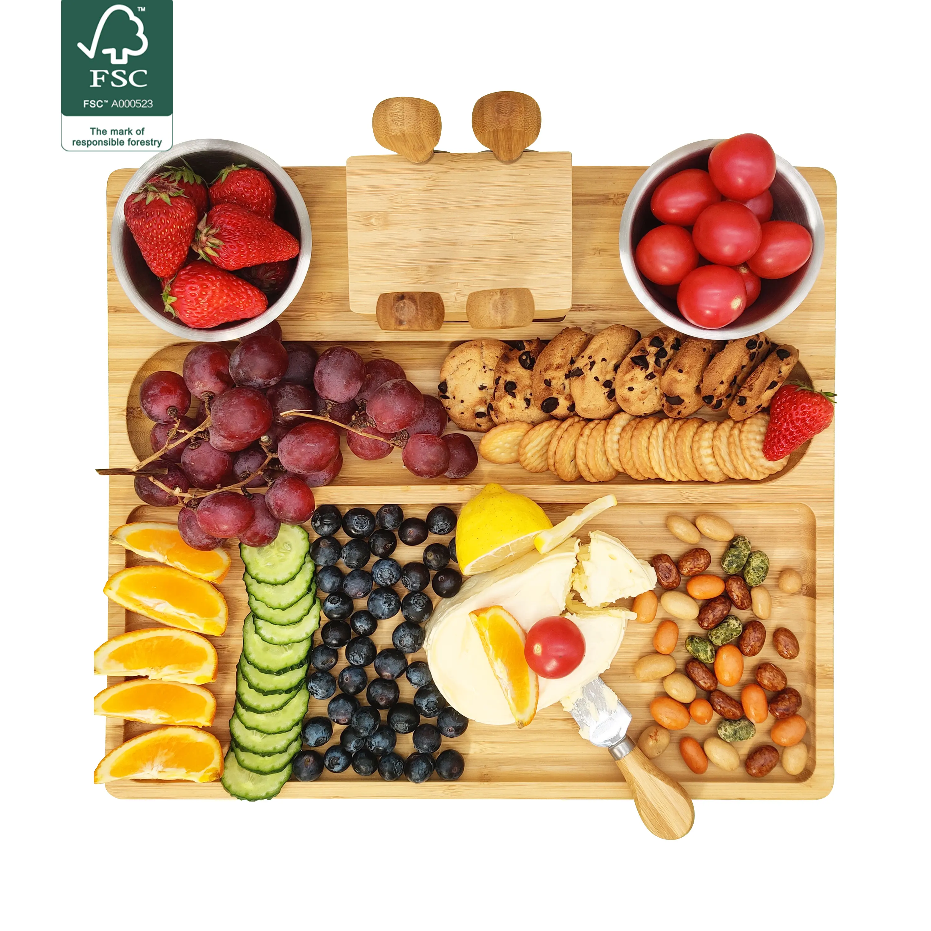 Holiday gifts, friends must get together Eco-friendly bamboo contains no BPA Bamboo cheese board