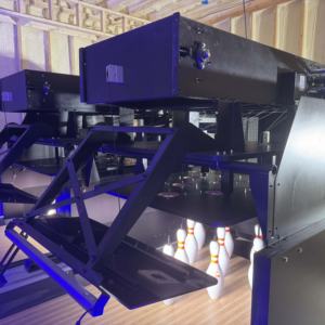 Nueva Máquina de Bolos Xushida para Adultos y Niños, 6-8 Pistas, Equipo de Bolos (Metal Negro/Acero) para Disfrutar en Familia - Product Image 6