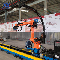 Station de soudage robotisée automatisée sans programmation, type rail au sol