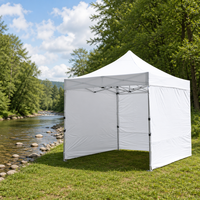 Carpa Plegable de Acero Resistente, Impermeable, Resistente al Sol y a Desgarros, para Ferias Comerciales y Actividades al Aire Libre