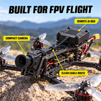 Kamera FPV Caddx Infra 1500TVL Zero Lux Night Vision Hitam Putih Lensa 2.8mm PAL CVBS MIPI CSI 5V-20V untuk Drone DIY