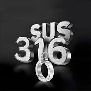 Lüks Çevre Dostu 316L Paslanmaz Çelik Papağan Kartal Güvercin Ayak Halkası Lazer Kazımalı Kuş Malzemeleri - Product Image 2