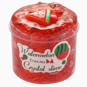 CraaJoy Kiwi Crystal Slime vert avec des points noirs et des glaçons pour enfants de 5 à 7 ans Pâte à modeler Slime - Product Image 2