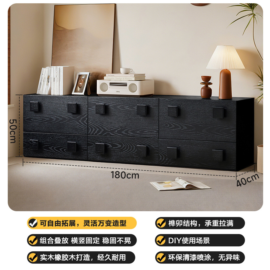 Black - 3-pack [TV stand]
