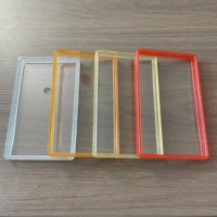 Pelindung Slab Akrilik Transparan, Pelindung Bumper TPU Gradasi, 41 Pilihan Warna untuk Kotak Slab Kartu Bergradasi