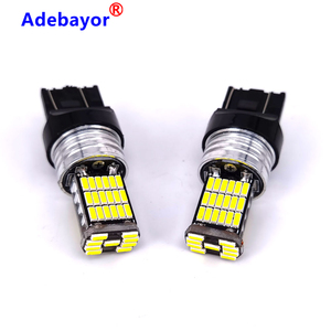 Dembélé DRL Inverse de Secours Lampe Ampoules T20 7443 45 SMD 4014 Led Canbus AUCUNE Erreur Voiture Frein Lumière - Product Image 1
