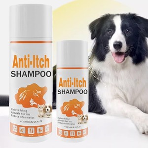 Shampoo anti-démangeaisons pour chiens et chats, respectueux de l'environnement, Pevet, action rapide, soulage les démangeaisons cutanées, réduit la perte de poils, les taches rouges, réduit l'inflammation - Product Image 1