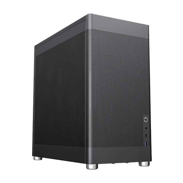 GAMEMAX MeshBox PRO BK Full Tower ATX Gaming PC Case with 12cm Fan and ATX PSU Steel Mesh Front Panel Stock