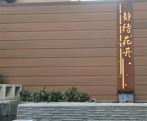 Bas prix prix raisonnable revêtement extérieur en wpc panneau mural panneau mural extérieur en wpc revêtement mural décoratif - Product Image 6